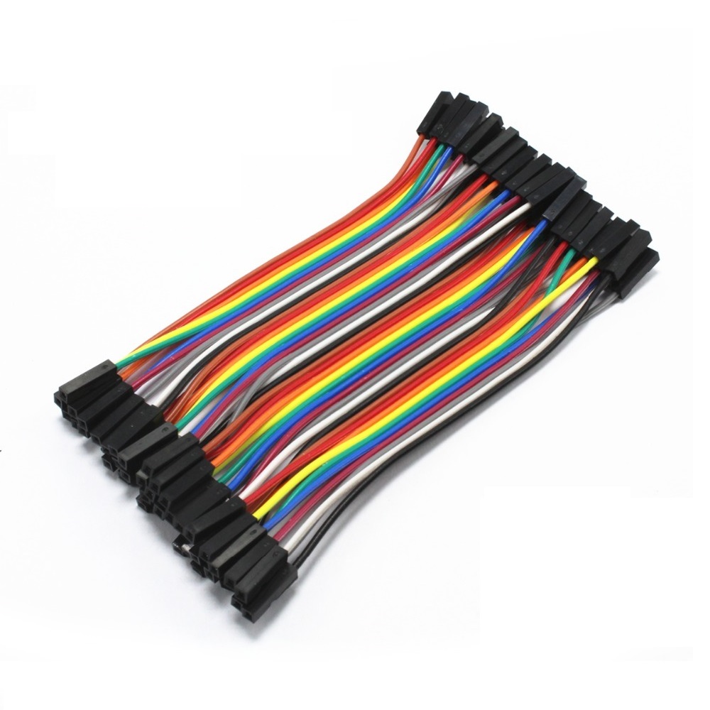 10x Cables Dupont 10cm Hembra Raspberry Pi Hembra para Agujero Red Arduino 